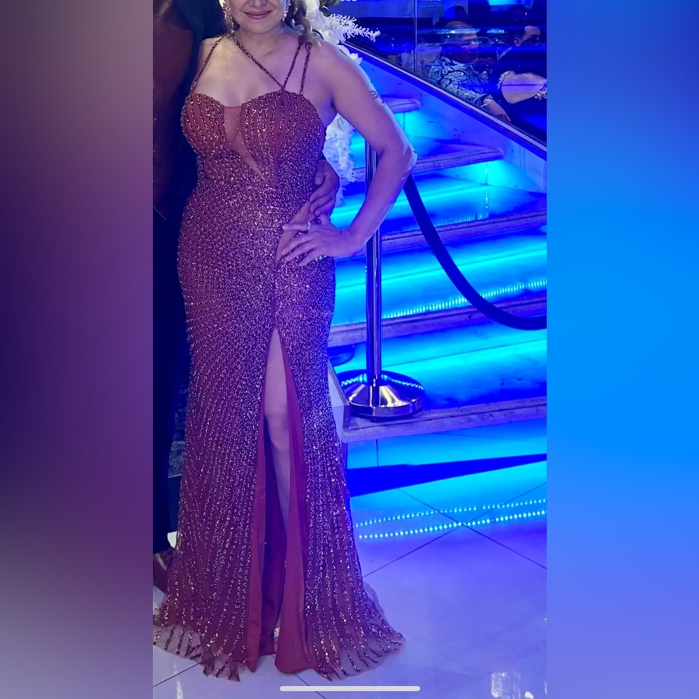 Evening gown-Terra Cotta